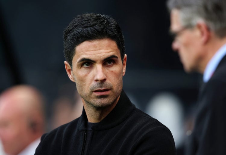 Mikel Arteta with Arsenal