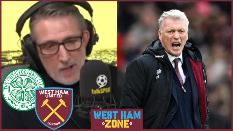 West Ham United manager David Moyes could be an option for Celtic