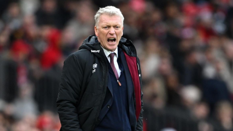 West Ham boss David Moyes at the London Stadium
