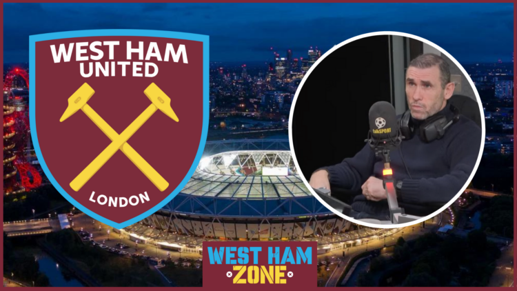West Ham badge and Martin Keown