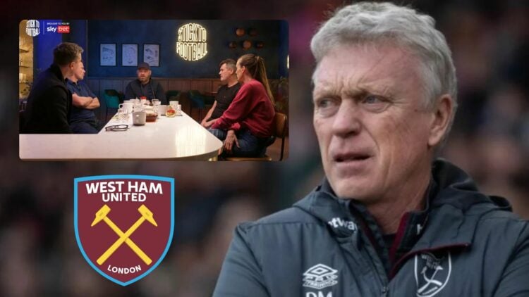 West Ham boss David Moyes was discussed by Wayne Rooney