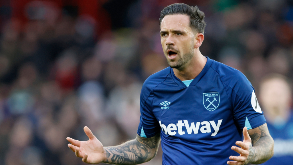 West Ham United striker Danny Ings