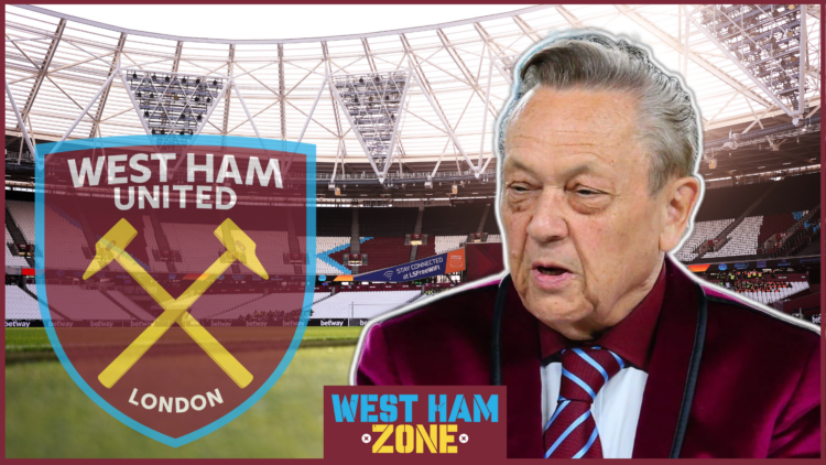 West Ham United owner David Sullivan