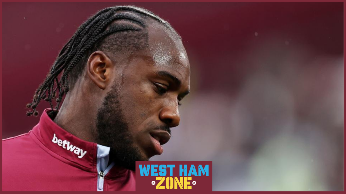 Michail Antonio in a West Ham training kit.