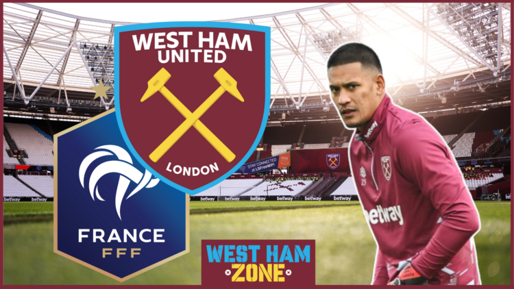 Alphonse Areola for West Ham and France