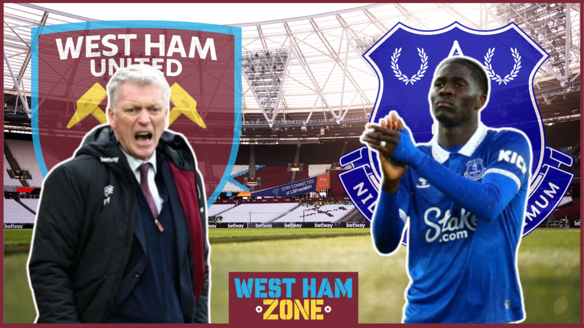 David Moyes and Amadou Onana at West Ham and Everton