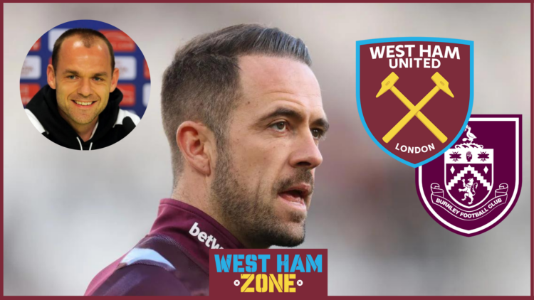 Danny Ings, Danny Murphy, West Ham and Burnley badges
