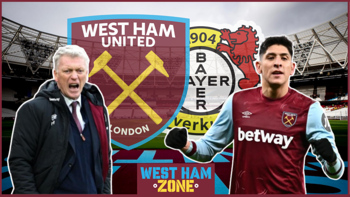 David Moyes and Edson Alvarez with West Ham and Bayer Leverkusen