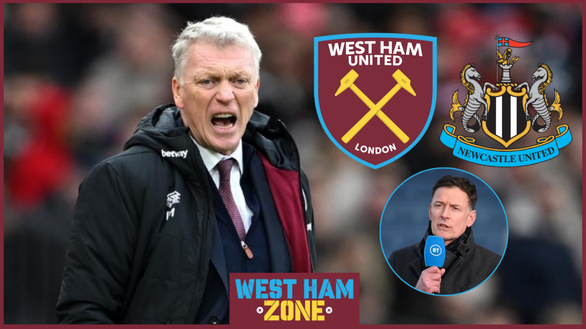 West Ham United: Chris Sutton shares David Moyes 'criticism' verdict in Newcastle prediction