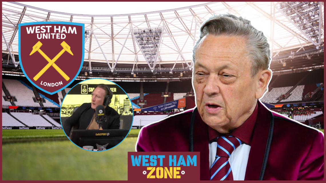 West Ham David Sullivan London Stadium Ray Parlour