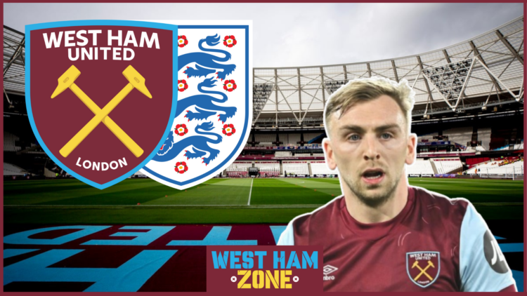 Jarrod Bowen plays for West Ham and England