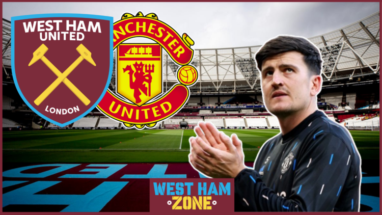 Harry Maguire with West Ham and Manchester United