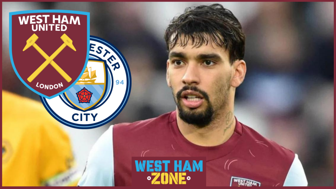 Lucas Paqueta West Ham Manchester City