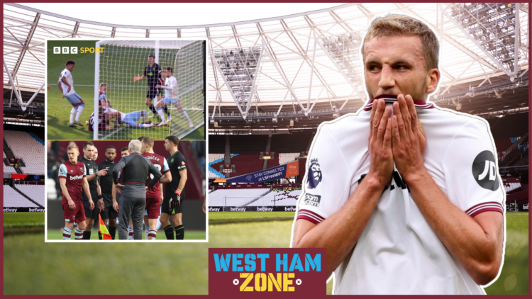 Tomas Soucek West Ham London Stadium Aston Villa