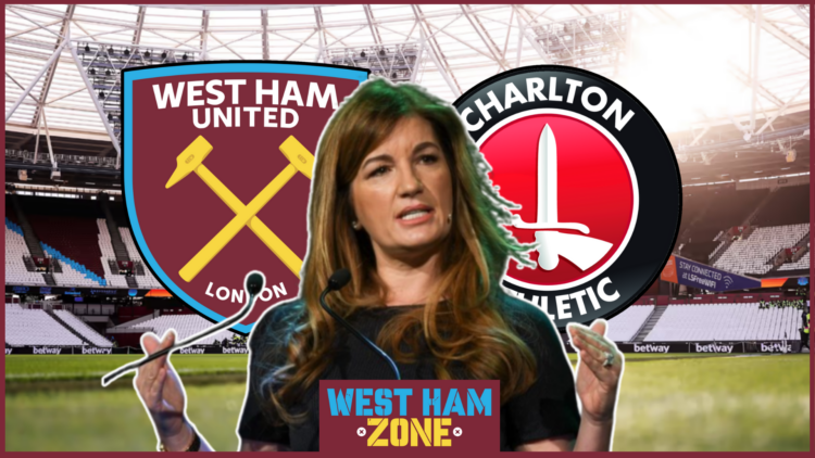 West Ham Charlton Karren Brady London Stadium