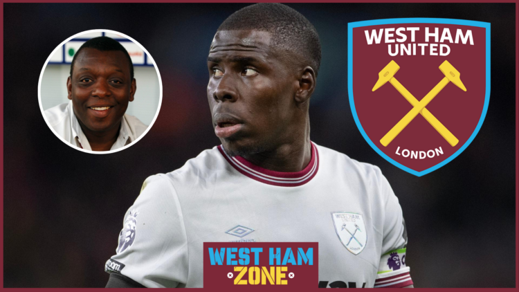 West Ham defender Kurt Zouma and Garth Crooks
