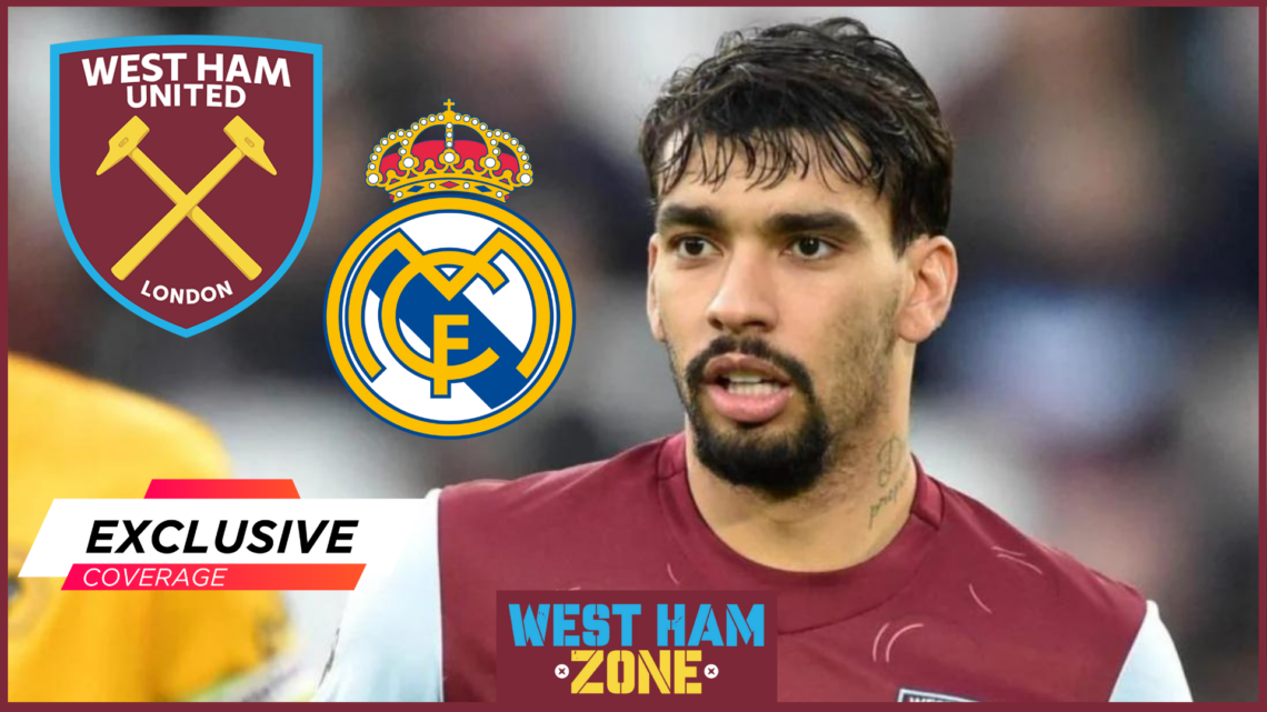 West Ham Lucas Paqueta Real Madrid