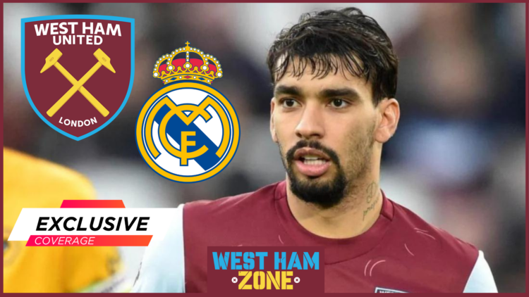 West Ham Lucas Paqueta Real Madrid