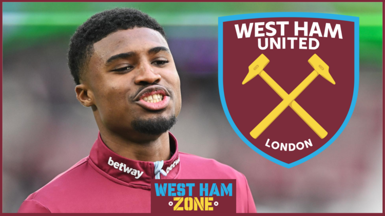 Ben Johnson and West Ham United badge