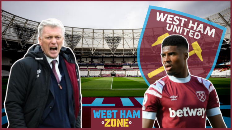 Ben Johnson and David Moyes at West Ham