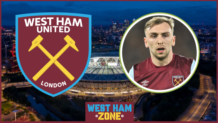 West Ham badge, Jarrod Bowen