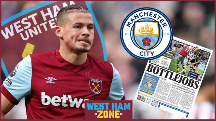 West Ham United Manchester City Kalvin Phillips