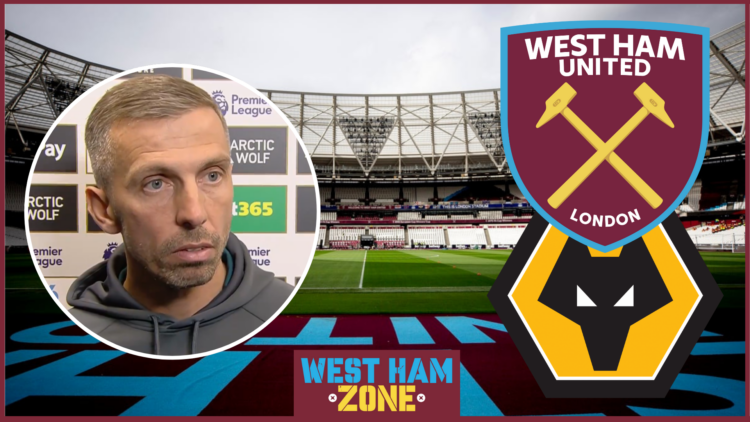 Gary O'Neil on West Ham v Wolves