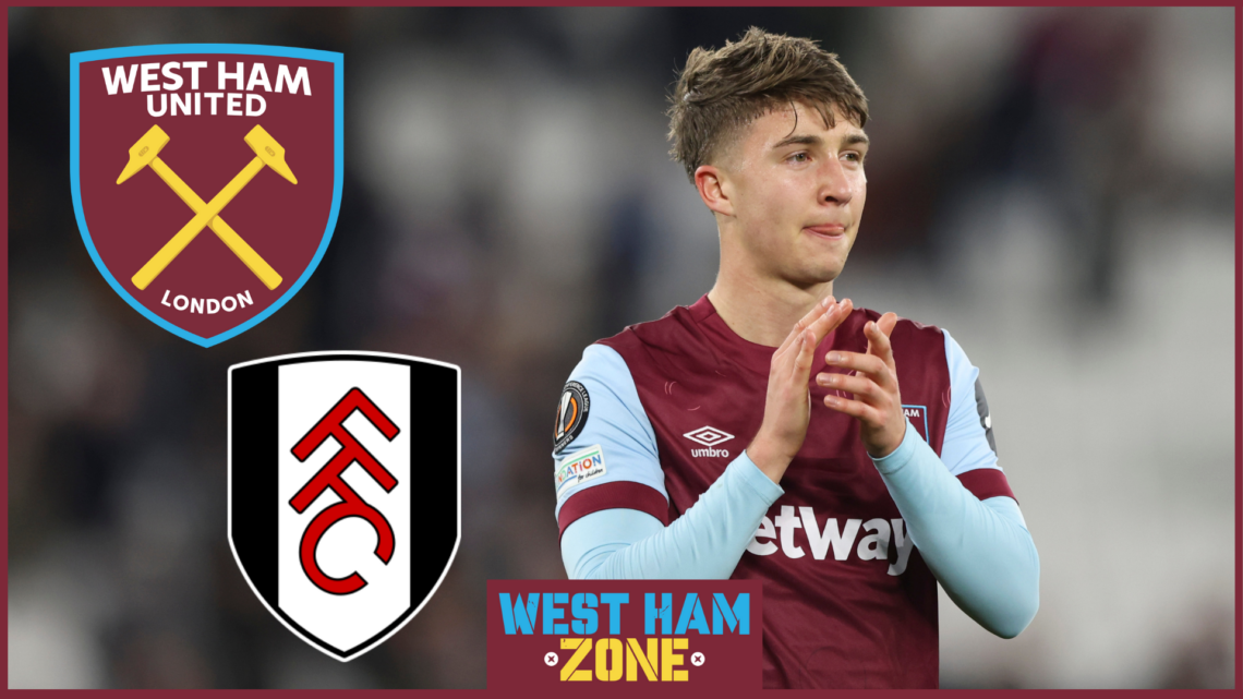 West Ham midfielder George Earthy