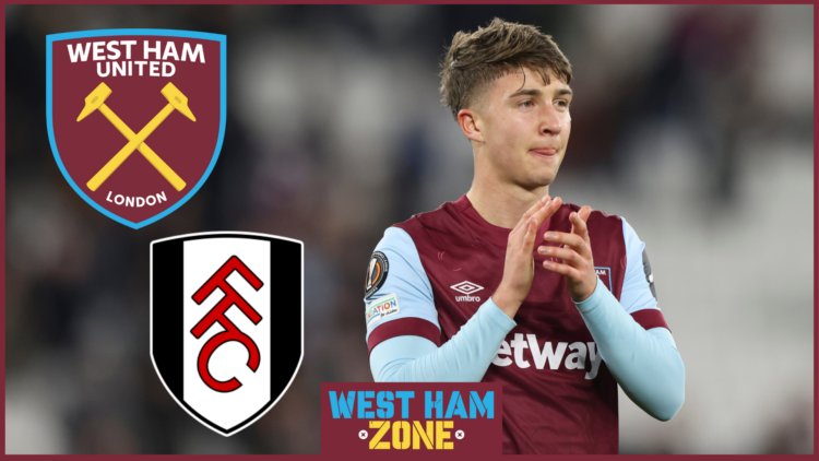 West Ham midfielder George Earthy