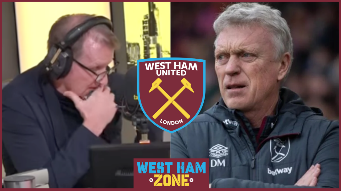 Henry Winter on talkSPORT with David Moyes and West Ham badge