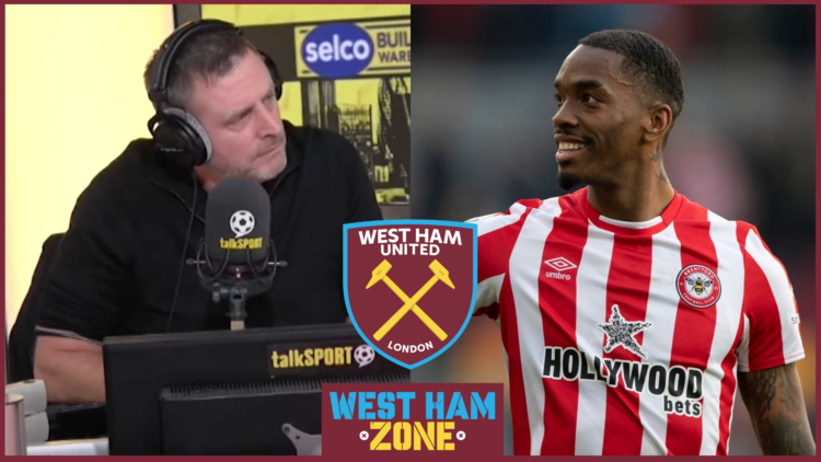 Ivan Toney West Ham United Darragh MacAnthony