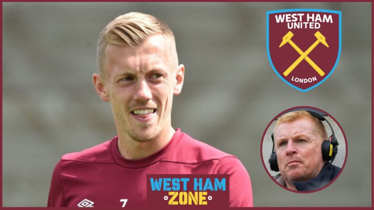 James Ward-Prowse West Ham Neil Lennon