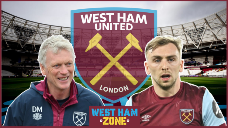 Jarrod Bowen and David Moyes at West Ham