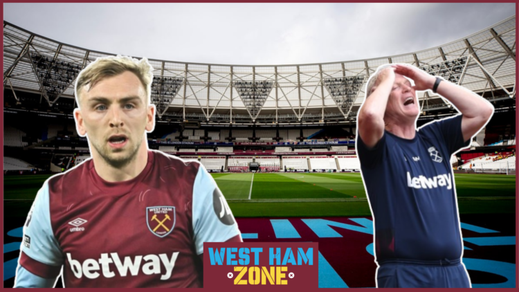 Jarrod Bowen and David Moyes at West Ham