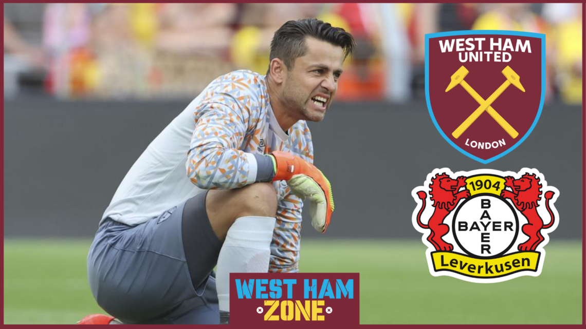 Lukasz Fabianski West Ham United Bayer Leverkusen