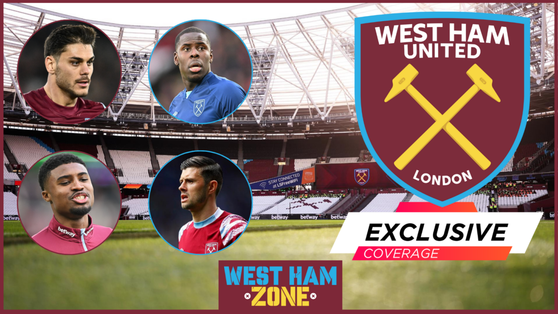 West Ham Kurt Zouma Konstantinos Mavropanos Aaron Cresswell Ben Johnson