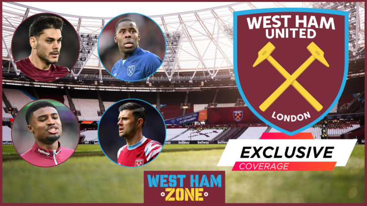 West Ham Kurt Zouma Konstantinos Mavropanos Aaron Cresswell Ben Johnson