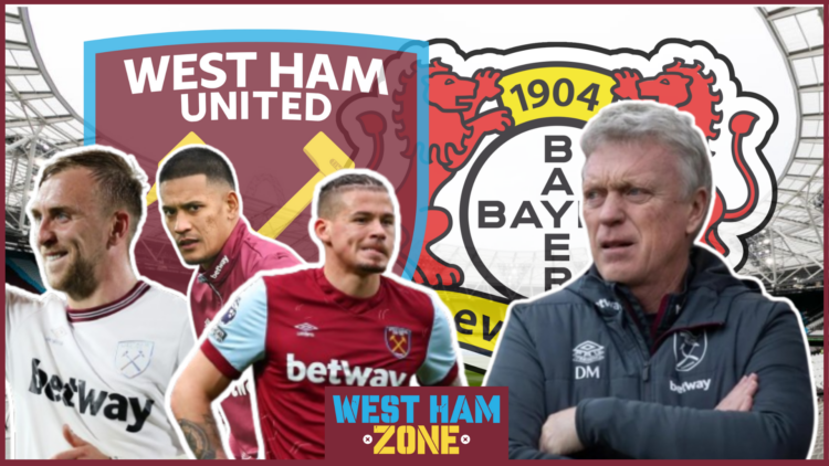 West Ham Leverkusen Bowen Areola Phillips Moyes