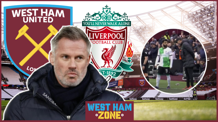 West Ham Liverpool Klopp Salah Carragher