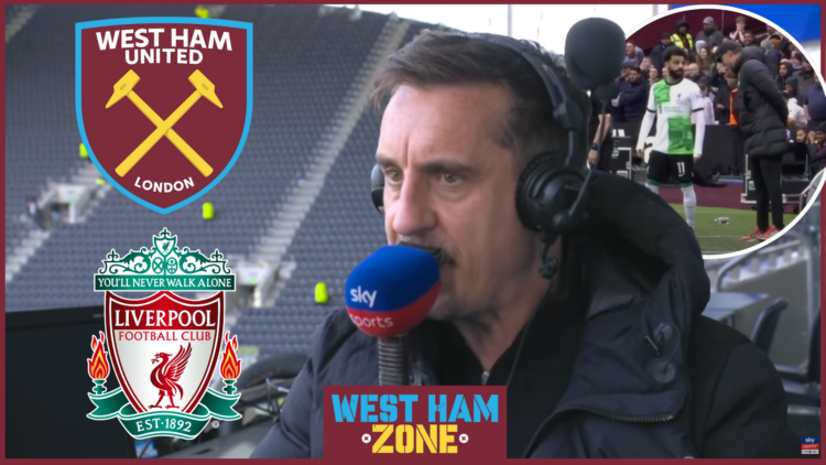 West Ham Liverpool Klopp Salah Neville
