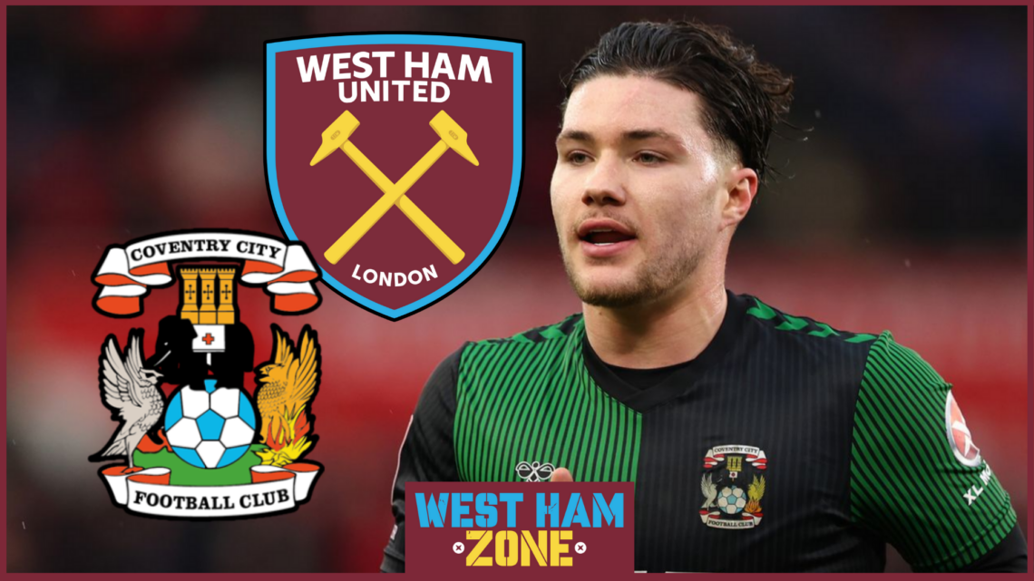 West Ham United Coventry City Callum O'Hare