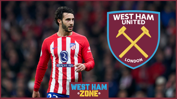 West Ham United crest, Mario Hermoso