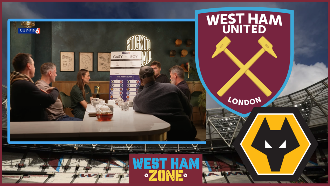 West Ham Wolves logo, Stick to Football podcast