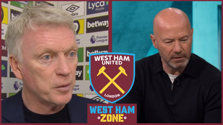 David Moyes, Alan Shearer, West Ham badge
