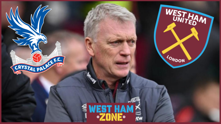 David Moyes, Crystal Palace badge, West Ham United badge