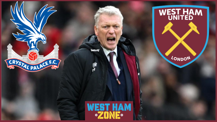 Crystal Palace badge, West Ham badge, David Moyes