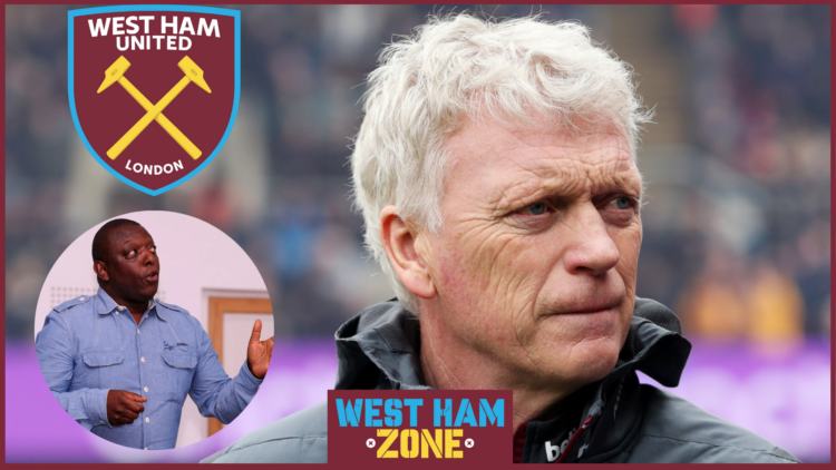 Garth Crooks, David Moyes, West Ham badge