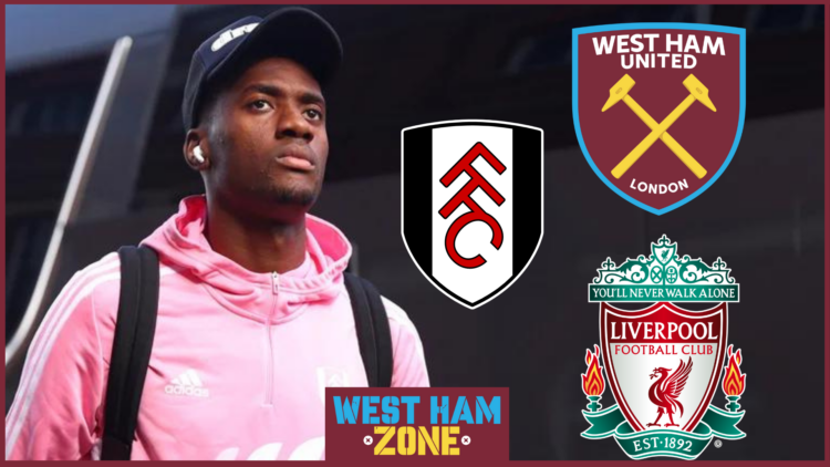 Tosin Adarabioyo, Liverpool badge, Fulham badge, West Ham United badge