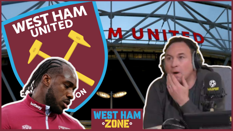 Jason Cundy, Michail Antonio, West Ham United badge