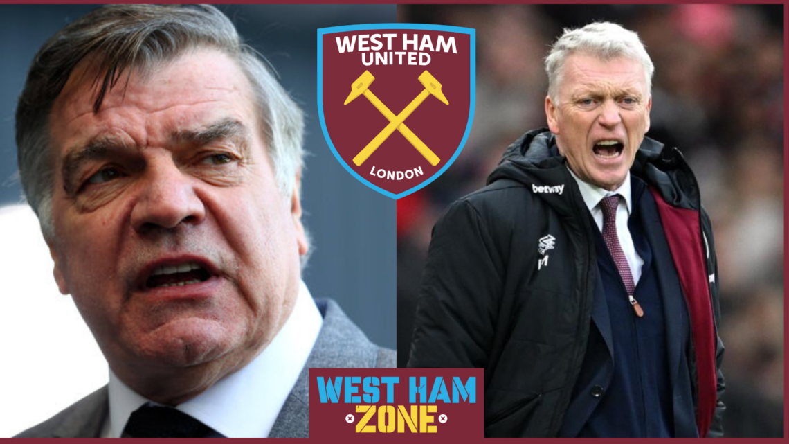 Sam Allardyce, David Moyes, West Ham United badge